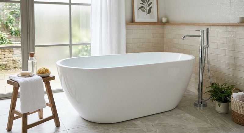 Freestanding Tub Installation in Framingham, MA