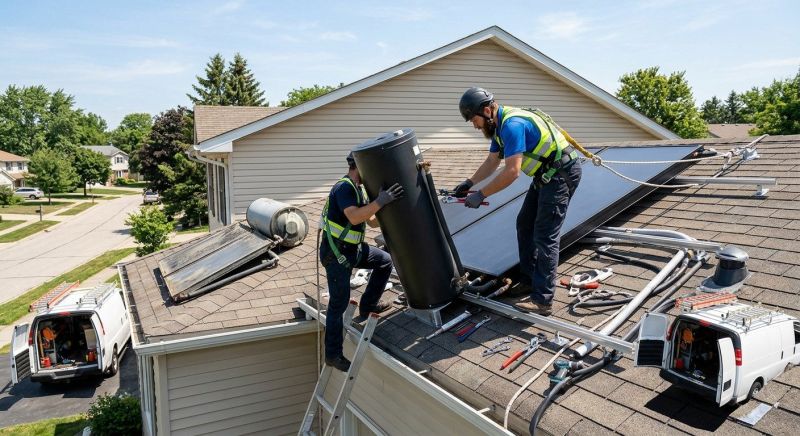 Solar Water Heater Replacement in Katy, TX